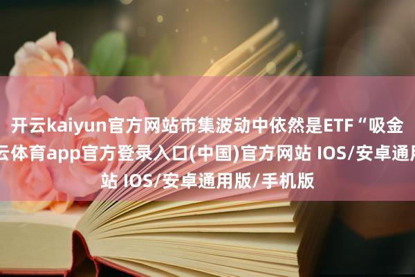 开云kaiyun官方网站市集波动中依然是ETF“吸金”主力-kai云体育app官方登录入口(中国)官方网站 IOS/安卓通用版/手机版