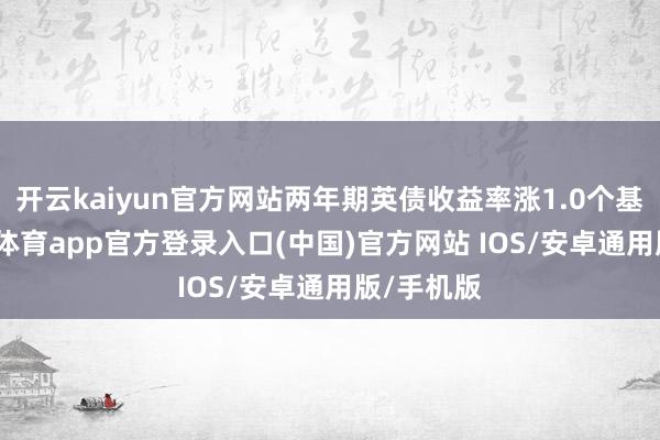 开云kaiyun官方网站两年期英债收益率涨1.0个基点-kai云体育app官方登录入口(中国)官方网站 IOS/安卓通用版/手机版
